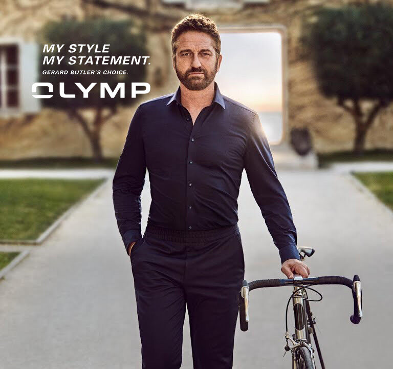 olymp signature gerard butler shirts bike